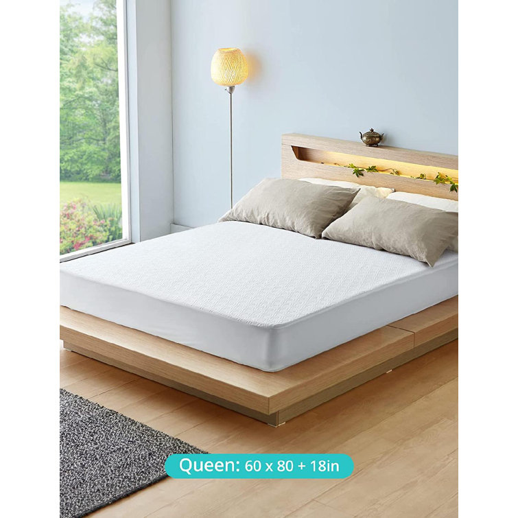 Alwyn Home Decarie Fitted Waterproof Mattress Protector Wayfair